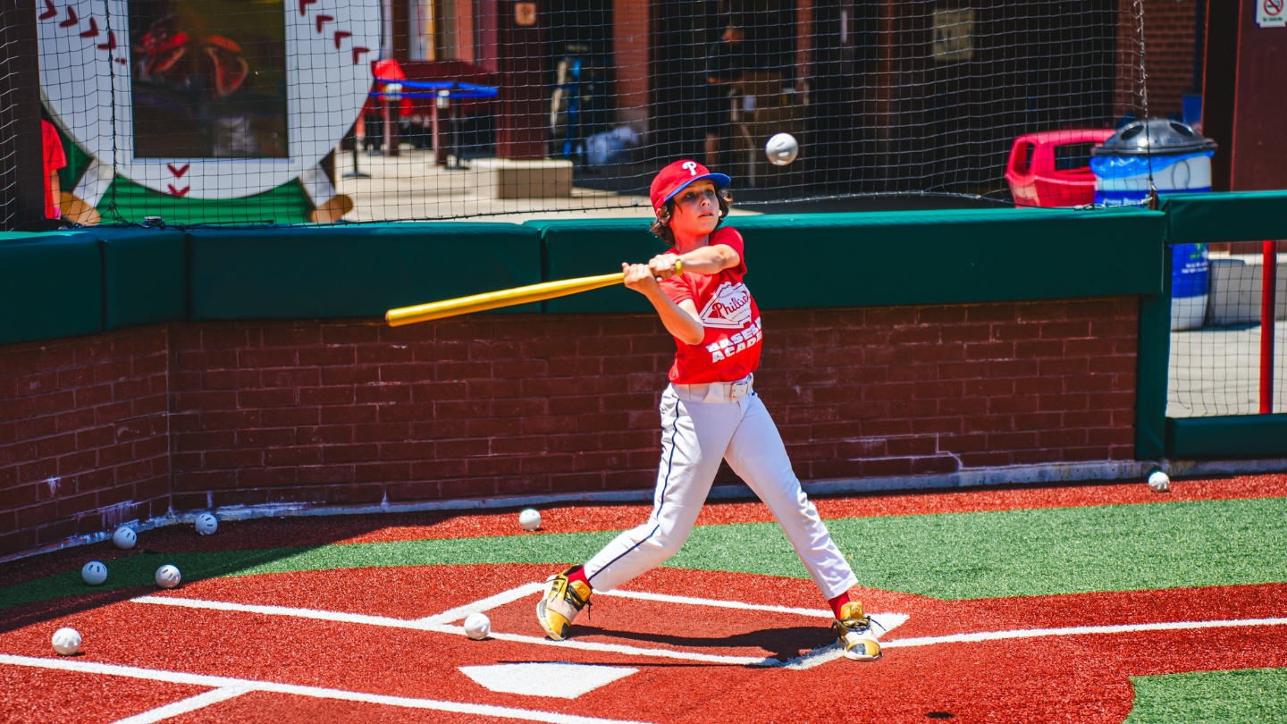 Campers playing at Citizens Phan Field at CBP